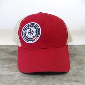 Clif Bar Born On a Bike Chain Tong Compass Hat as New